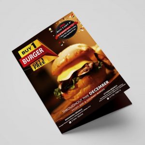 Matte finish brochure printing with premium paper